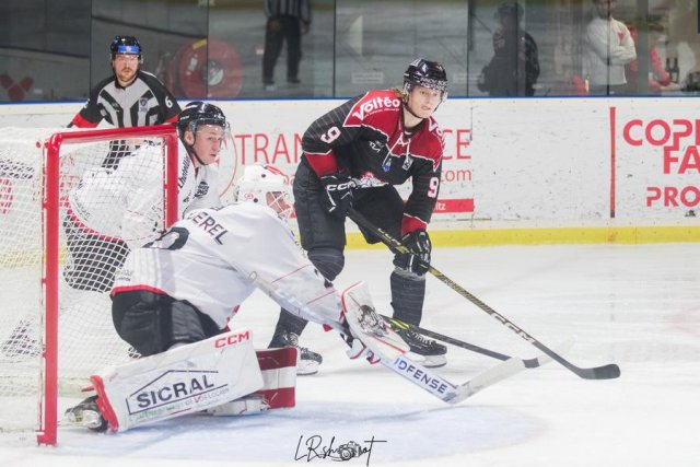 Photo hockey match Bordeaux - Amiens  le 27/10/2023