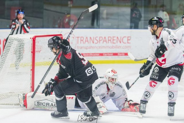 Photo hockey match Bordeaux - Amiens  le 27/10/2023