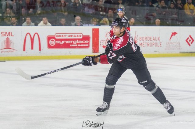 Photo hockey match Bordeaux - Amiens  le 27/10/2023