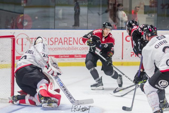 Photo hockey match Bordeaux - Amiens  le 27/10/2023