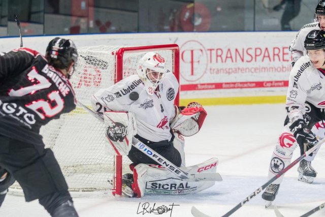 Photo hockey match Bordeaux - Amiens  le 27/10/2023