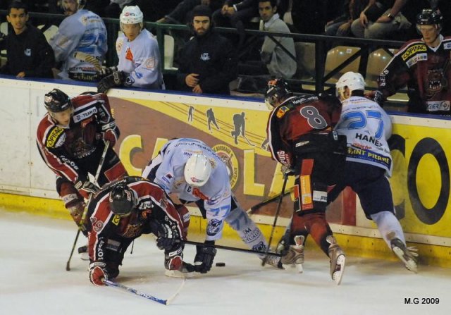 Photo hockey match Bordeaux - Montpellier  le 03/10/2009