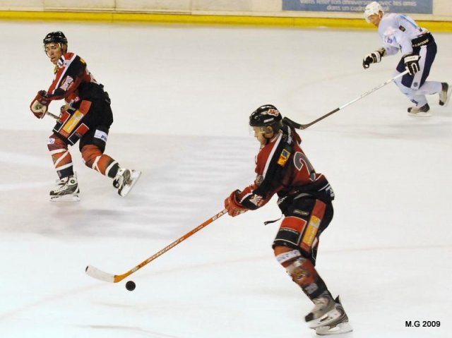Photo hockey match Bordeaux - Montpellier  le 03/10/2009