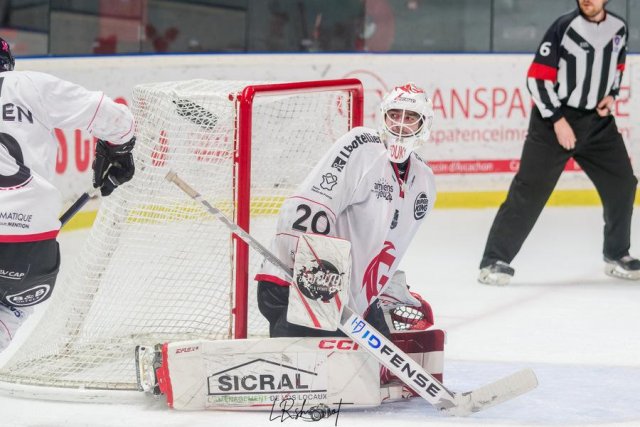 Photo hockey match Bordeaux - Amiens  le 27/10/2023