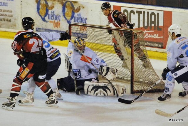 Photo hockey match Bordeaux - Montpellier  le 03/10/2009
