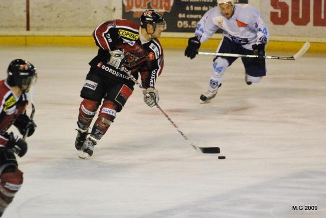 Photo hockey match Bordeaux - Montpellier  le 03/10/2009