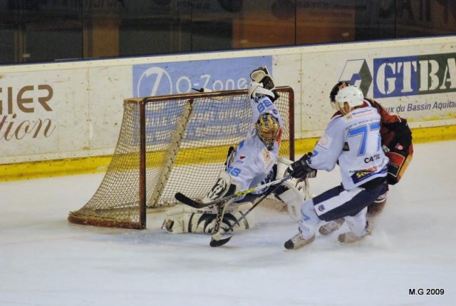 Photo hockey match Bordeaux - Montpellier  le 03/10/2009
