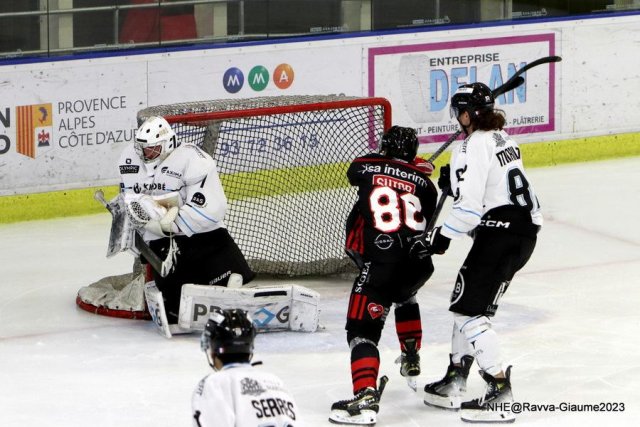 Photo hockey match Nice - Marseille le 29/10/2023