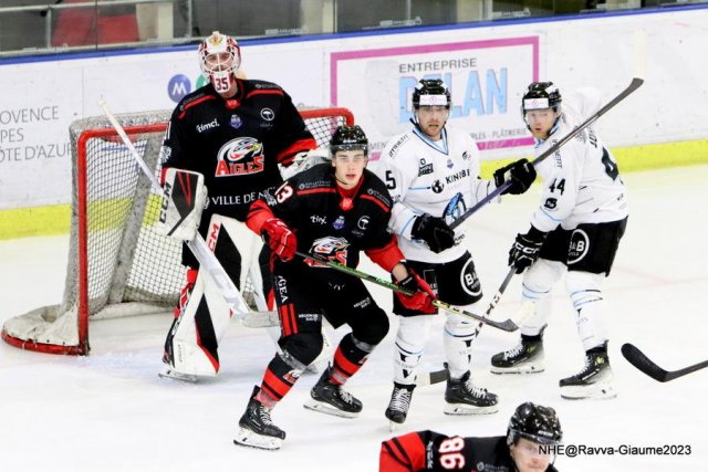 Photo hockey match Nice - Marseille le 29/10/2023