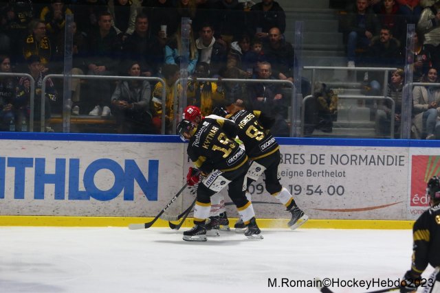 Photo hockey match Rouen - Grenoble  le 31/10/2023