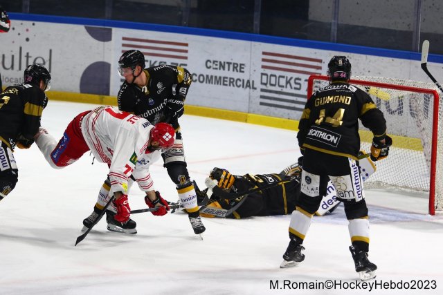 Photo hockey match Rouen - Grenoble  le 31/10/2023