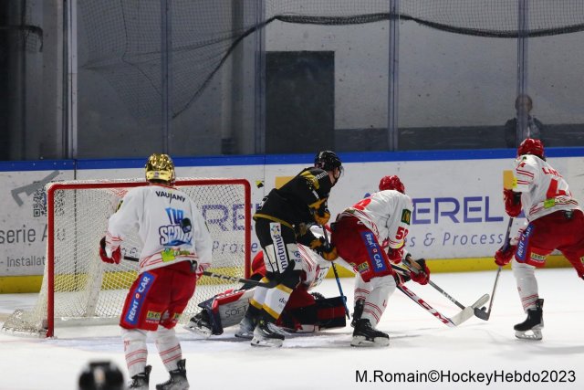 Photo hockey match Rouen - Grenoble  le 31/10/2023