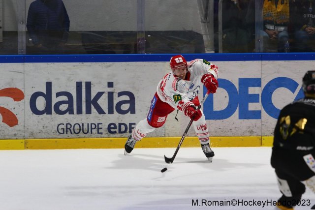 Photo hockey match Rouen - Grenoble  le 31/10/2023