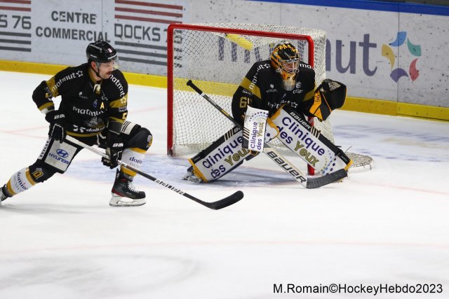 Photo hockey match Rouen - Grenoble  le 31/10/2023