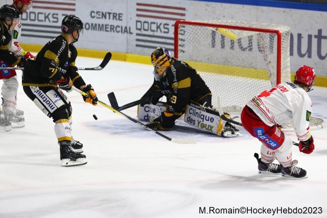 Photo hockey match Rouen - Grenoble  le 31/10/2023