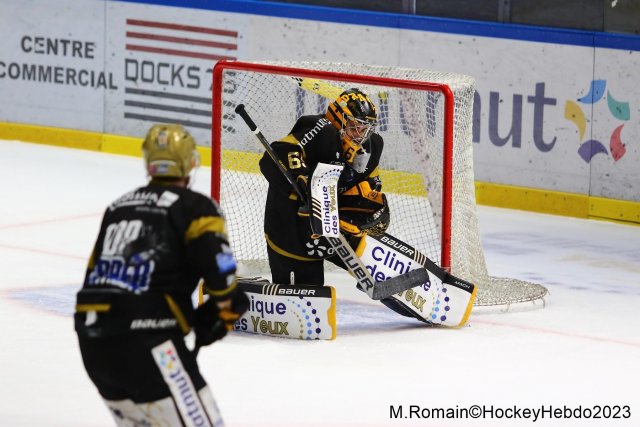 Photo hockey match Rouen - Grenoble  le 31/10/2023