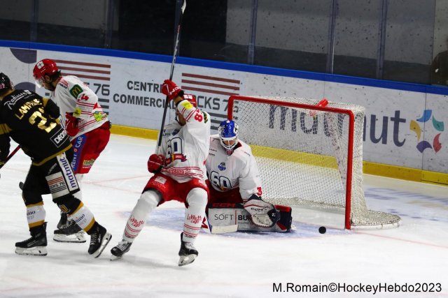 Photo hockey match Rouen - Grenoble  le 31/10/2023