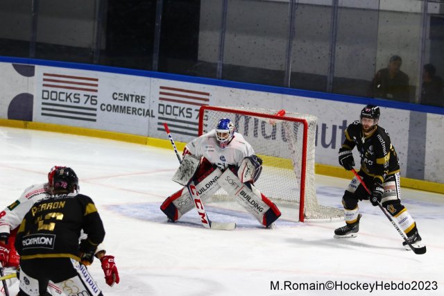 Photo hockey match Rouen - Grenoble  le 31/10/2023