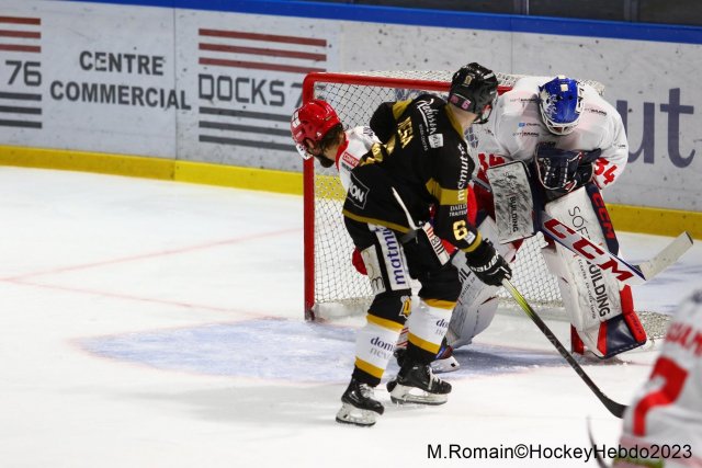 Photo hockey match Rouen - Grenoble  le 31/10/2023