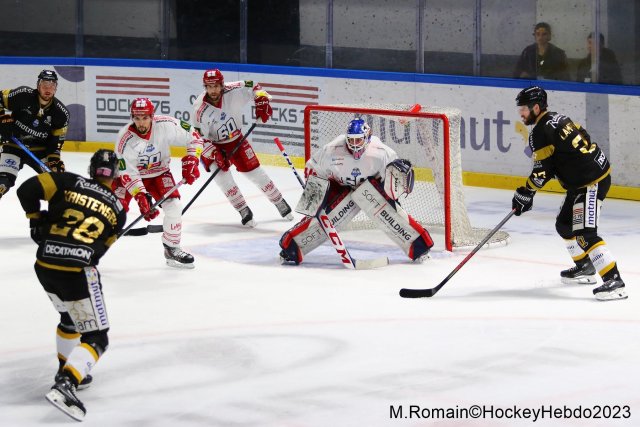 Photo hockey match Rouen - Grenoble  le 31/10/2023