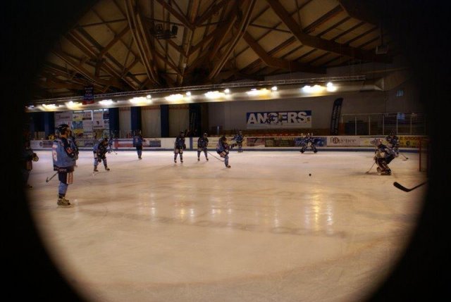 Photo hockey match Angers  - Strasbourg  le 03/10/2009