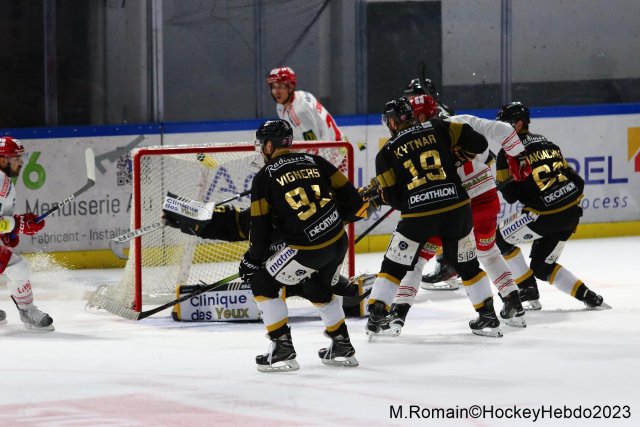 Photo hockey match Rouen - Grenoble  le 31/10/2023