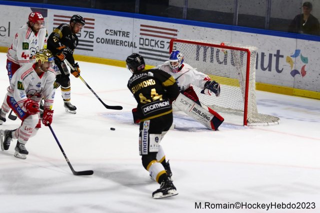 Photo hockey match Rouen - Grenoble  le 31/10/2023