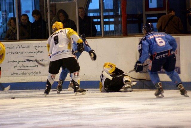 Photo hockey match Angers  - Strasbourg  le 03/10/2009