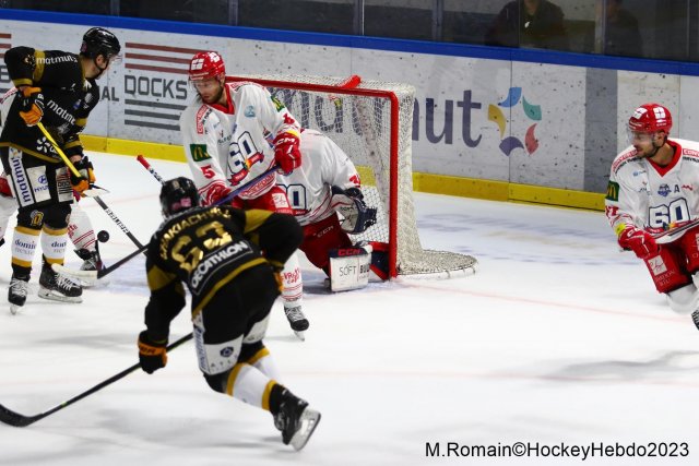 Photo hockey match Rouen - Grenoble  le 31/10/2023