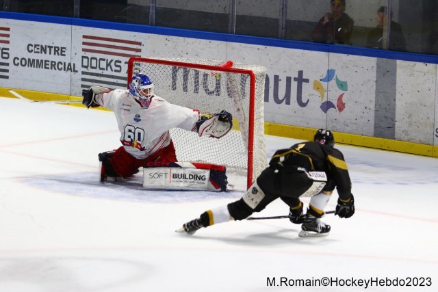Photo hockey match Rouen - Grenoble  le 31/10/2023