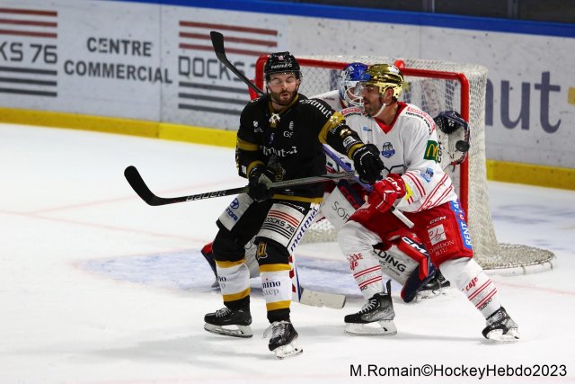 Photo hockey match Rouen - Grenoble  le 31/10/2023