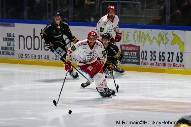 Photo hockey match Rouen - Grenoble  le 31/10/2023