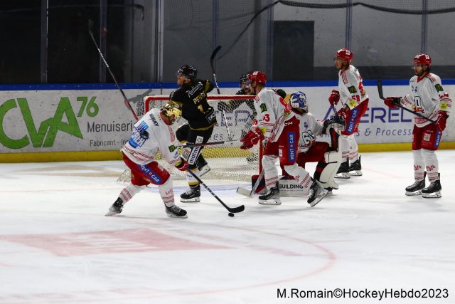 Photo hockey match Rouen - Grenoble  le 31/10/2023