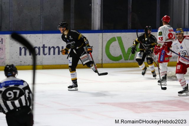 Photo hockey match Rouen - Grenoble  le 31/10/2023