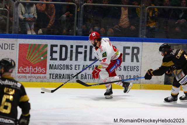 Photo hockey match Rouen - Grenoble  le 31/10/2023