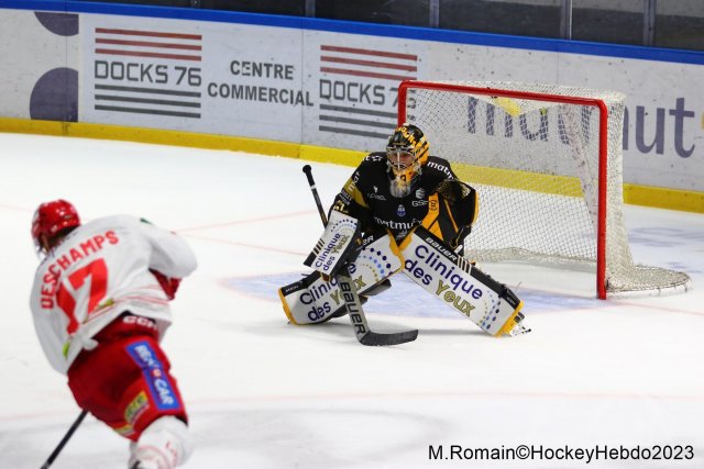 Photo hockey match Rouen - Grenoble  le 31/10/2023