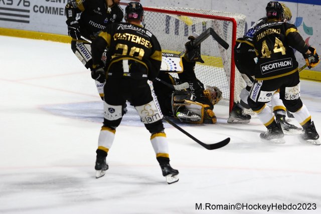 Photo hockey match Rouen - Grenoble  le 31/10/2023