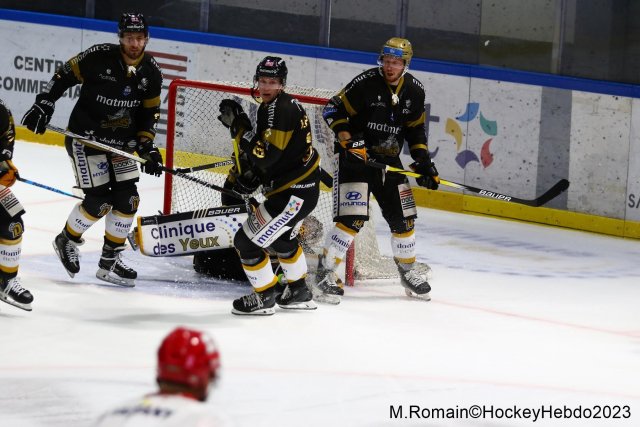 Photo hockey match Rouen - Grenoble  le 31/10/2023
