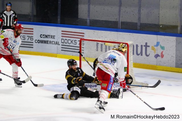 Photo hockey match Rouen - Grenoble  le 31/10/2023