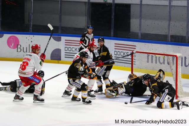 Photo hockey match Rouen - Grenoble  le 31/10/2023