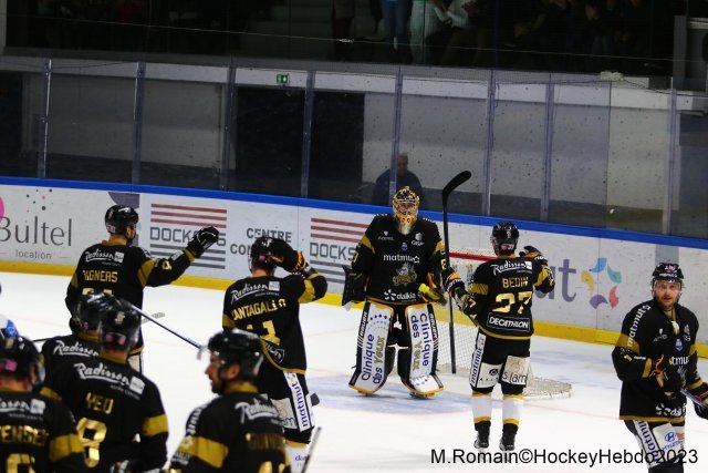 Photo hockey match Rouen - Grenoble  le 31/10/2023