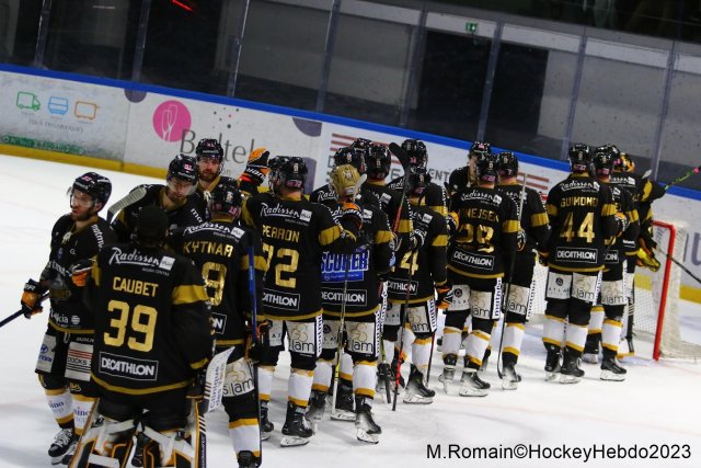 Photo hockey match Rouen - Grenoble  le 31/10/2023