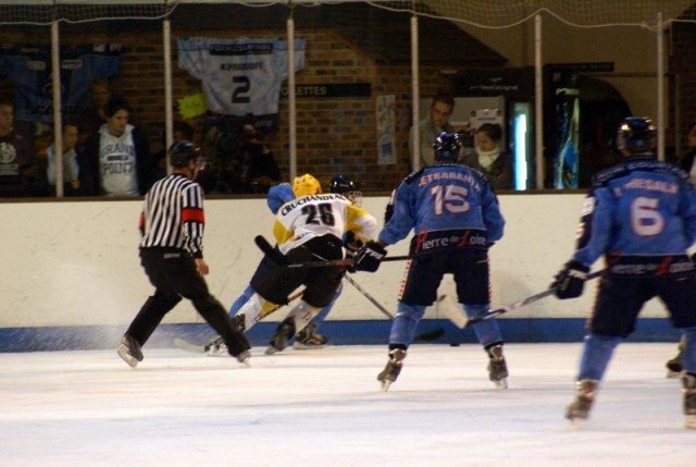 Photo hockey match Angers  - Strasbourg  le 03/10/2009