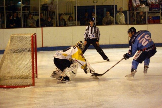 Photo hockey match Angers  - Strasbourg  le 03/10/2009
