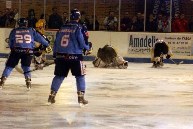 Photo hockey match Angers  - Strasbourg  le 03/10/2009