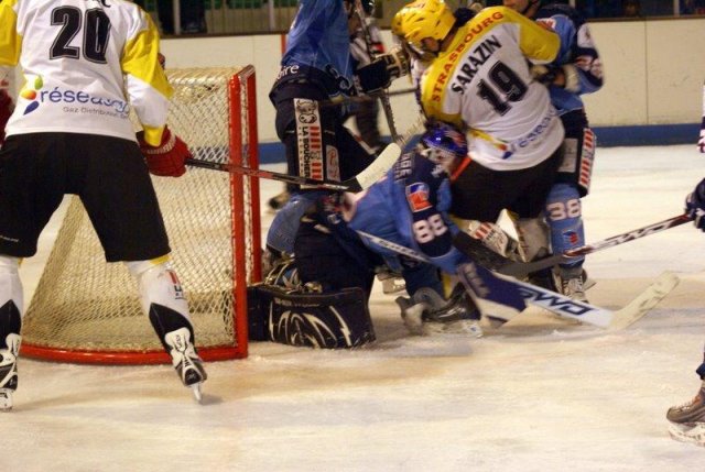 Photo hockey match Angers  - Strasbourg  le 03/10/2009