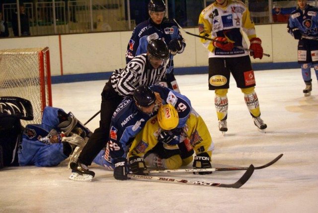 Photo hockey match Angers  - Strasbourg  le 03/10/2009