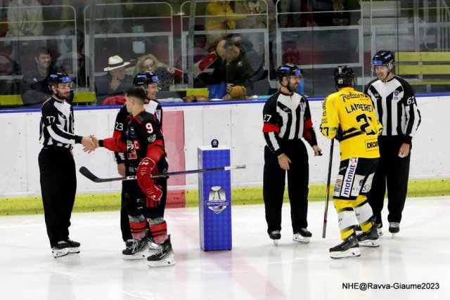 Photo hockey match Nice - Rouen le 03/11/2023