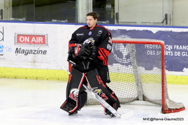 Photo hockey match Nice - Rouen le 03/11/2023