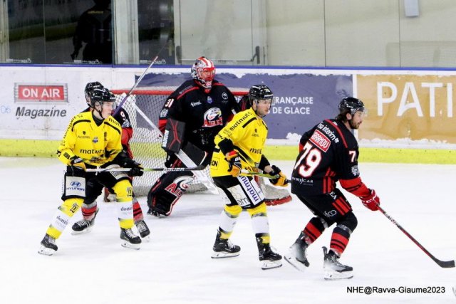 Photo hockey match Nice - Rouen le 03/11/2023